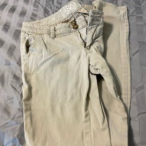 Jrs tan khaki pants